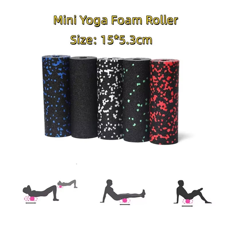 Mini EPP Hollow Yoga Foam Block Massage Roller Block, Yoga Column, Balance Axis Massage Roller, Relax Exercise Fitness Equipment